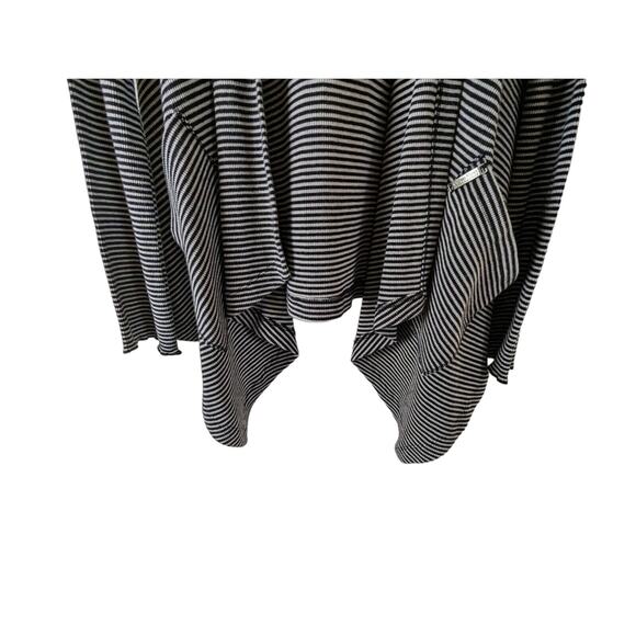 Calvin Klein Performance Small Striped Hooded Cardigan Quick Dry Women’s Top - Picture 10 of 16